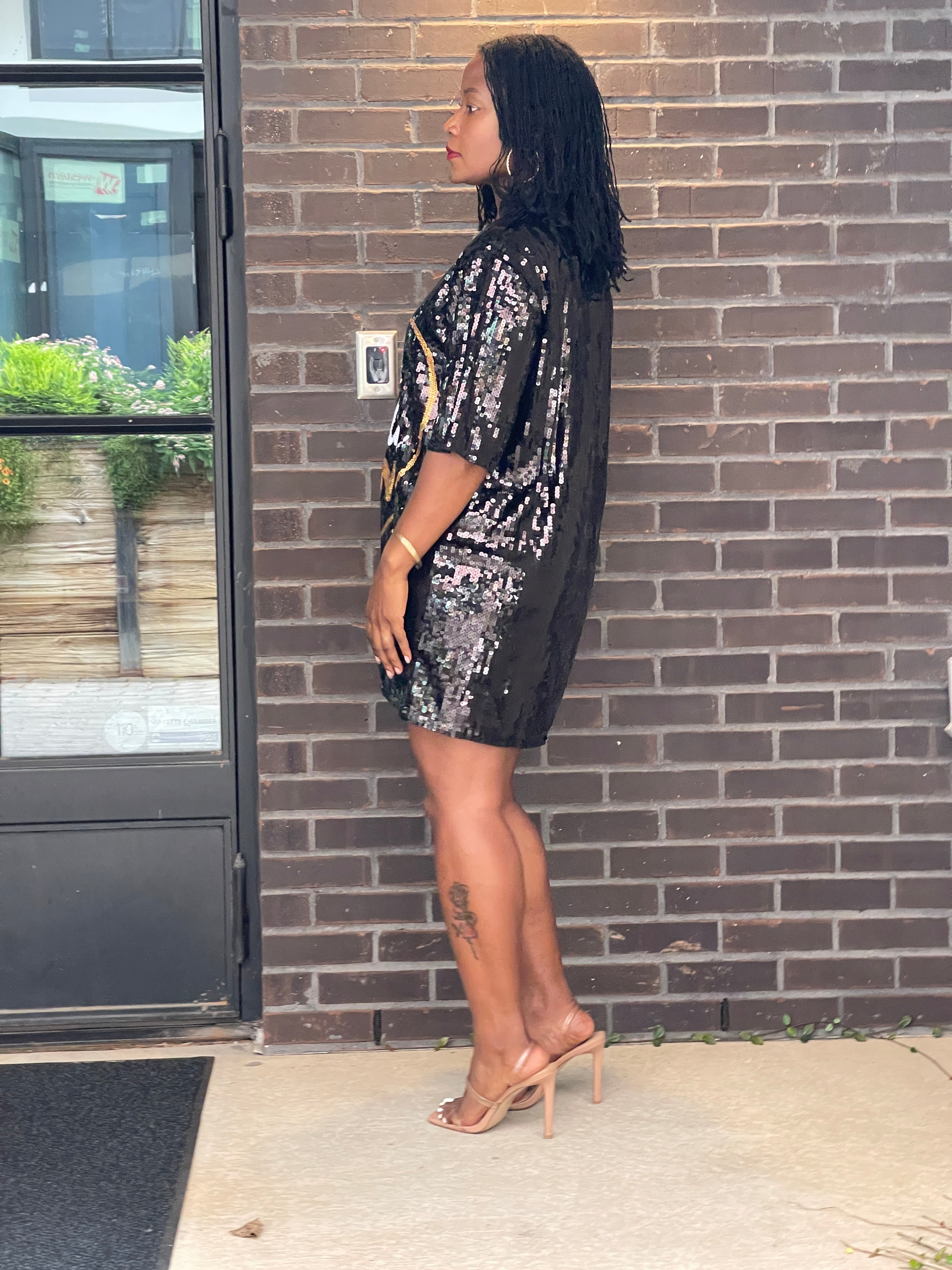 Birthday Queen Sequin Dress