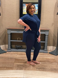 2 pc Plus size microfiber loungewear