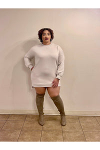 Marie Hi -lo Sweatshirt Dress