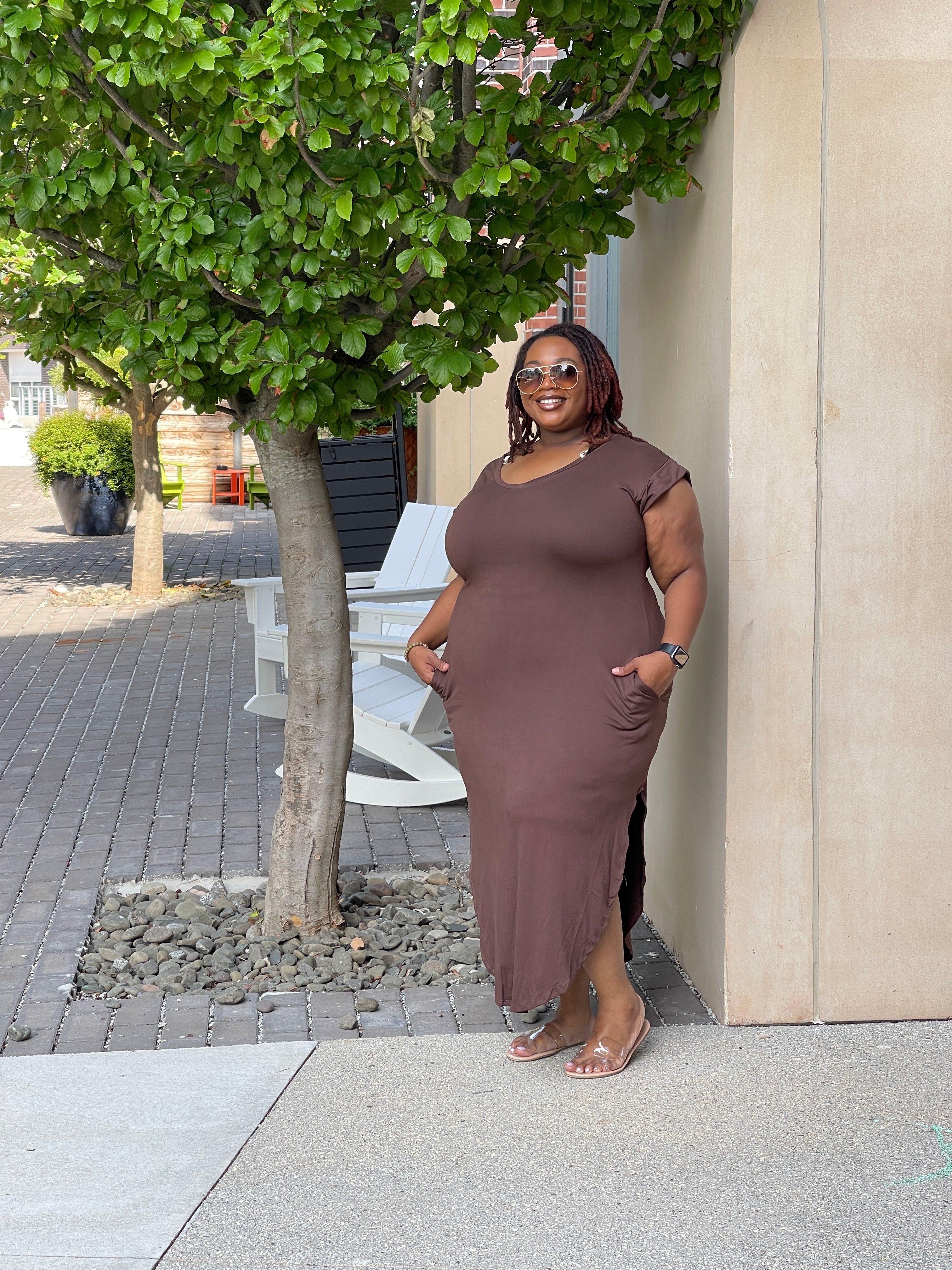 Hershey’s Kisses Plus Size Vneck Maxi Dress