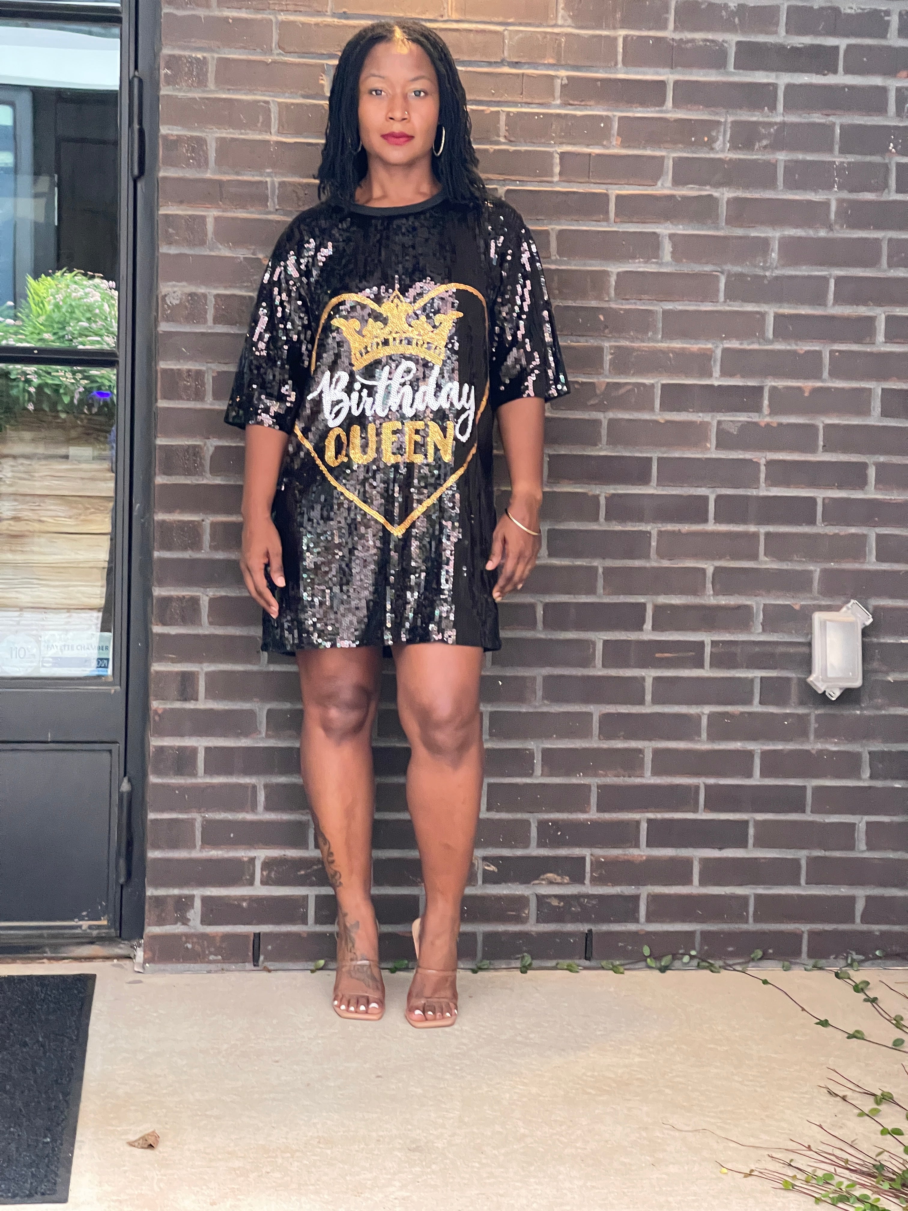 Birthday Queen Sequin Dress