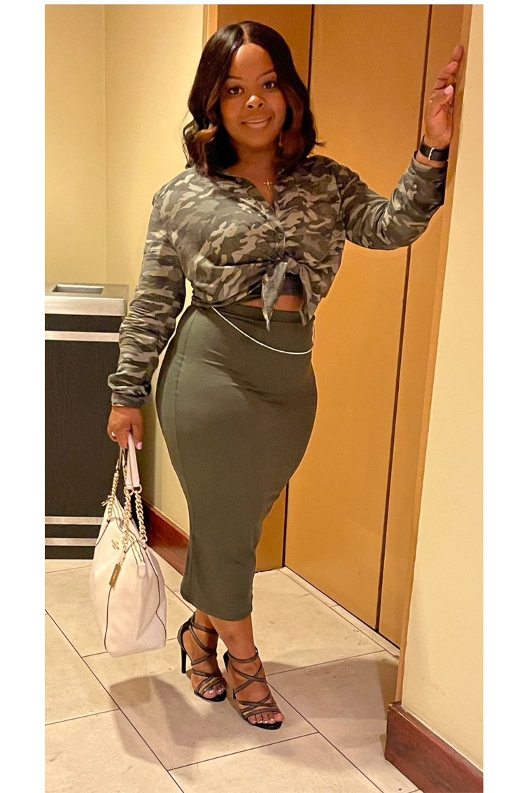 Susie Q Crop Top Skirt Set - Nore's Fashion