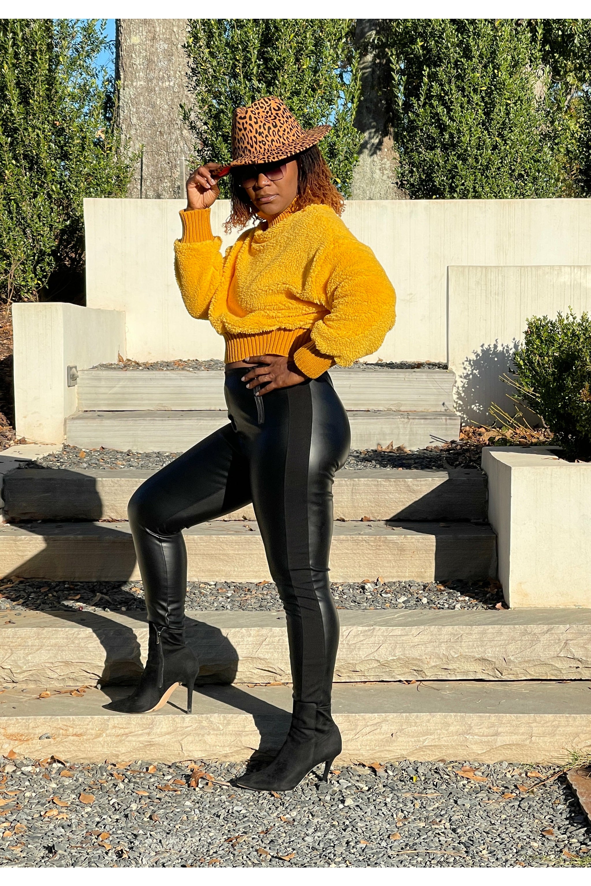 Drea G Teddy Fleece Sweater