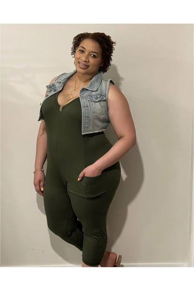 Chill with Lashea plus size  jumpsuit - Nore's Fashion