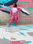 Michelle's 2pc Plus Size Cardigan Set