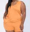Christine 2 pc plus size short set