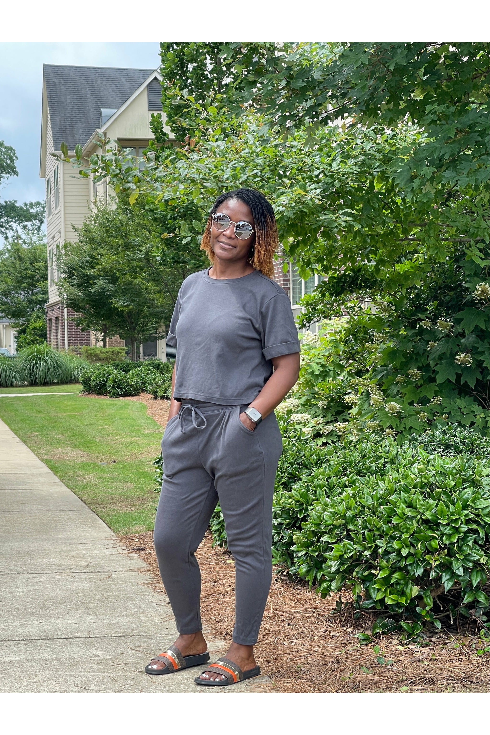 Addy 2pc Lounge Set - Nore's Fashion