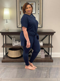 2 pc Plus size microfiber loungewear