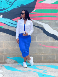 Susie Q Crop Top Skirt Set