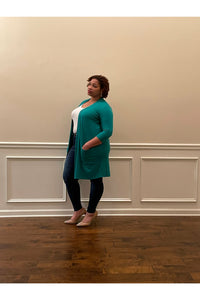 Samantha 3/4 Sleeve Cardigans - Nore's Fashion