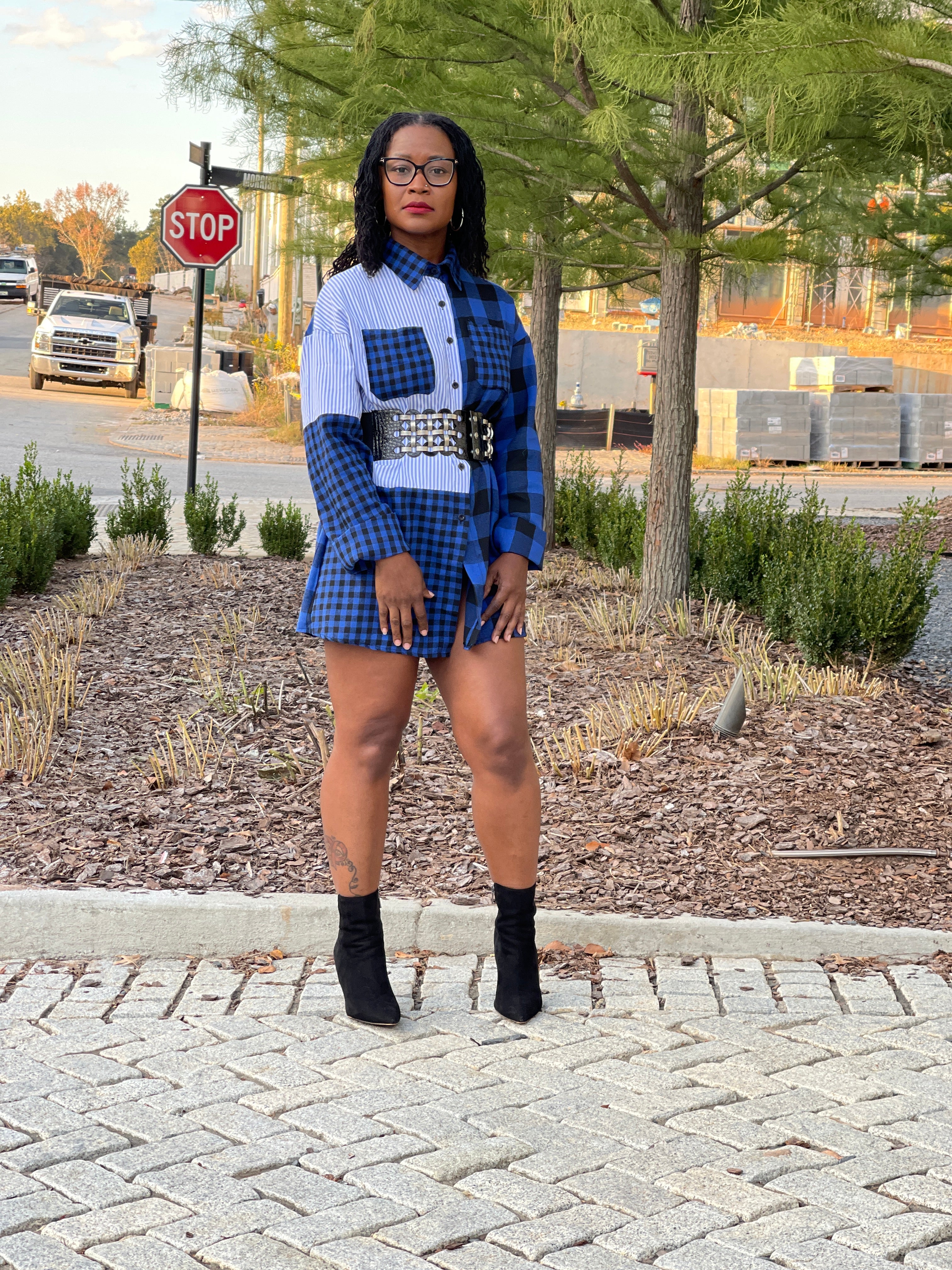Plaid Me Shirt Dress