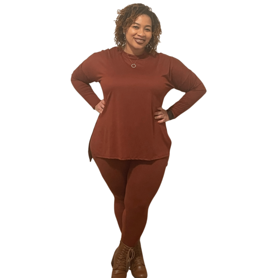 Rust On Me 2pc Plus Size Set