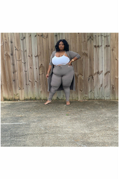 Michelle's 2pc Plus Size Cardigan Set