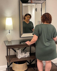 Comfort Me Plus Size Vneck Dress